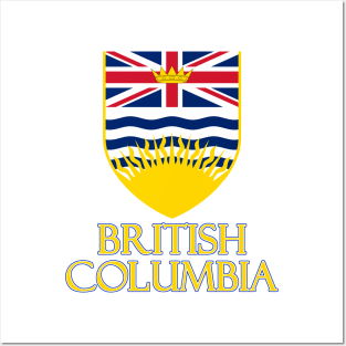 British Columbia Canada - Coat of Arms Design Posters and Art